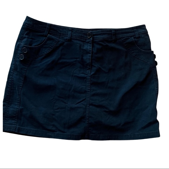 PENNINGTONS JEAN SKIRT - DARK BLUE - SIZE 22 - Picture 2 of 6